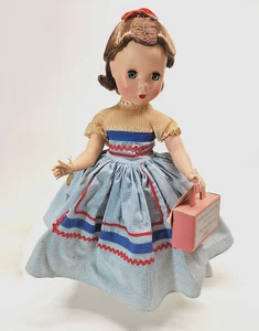 Vintage Beth Madame Alexander 14"  1950's Includes Comb and Curlers - Picture 1 of 14