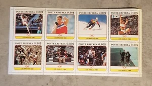 POSTE ERITREA -OLYMPICS  - MINIATURE SHEET   MNH - Picture 1 of 1