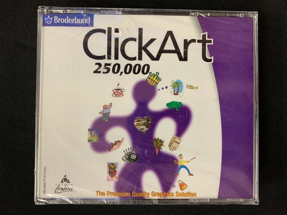 Broderbund ClickArt 250000-Premium Quality Graphics
