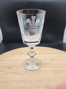 EDINBURGH KRISTALL geschliffener Glaskelch Royal Wedding Charles & Diana 1981 292/5000 - Bild 1 von 12