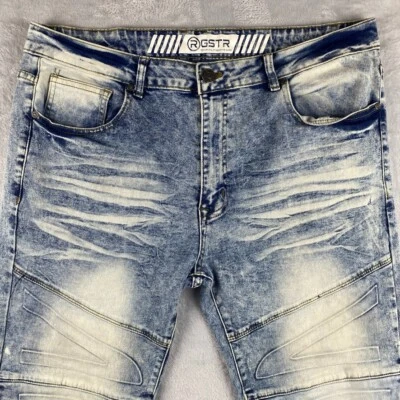 Jeans G Star Raw Hombres 36x32 Azul Airblaze 3D Desteñido Lavado Hip Hop Denim Cónico Foto 1 de 4