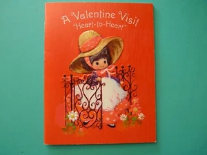 Vintage 1973 Valentine Greeting Card 12-Page Booklet For Anyone Hallmark Ex Cond - Picture 1 of 16