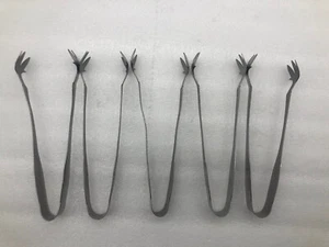 American Metalcraft IT700 Tongs,lot Of 5 Silver Made In Taiwan Used - Picture 1 of 10
