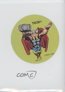 1983 Ovaltine Marvel Super Hero Stickers Thor #TH a9e