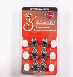 Guitarra clásica Grover 306N afinadores clásicos de lujo/cabezales de máquina, níquel 3x3 - Imagen 1 de 3