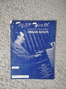 Solos de órgano populares Milt Herth (1942) - Partituras de órgano vintage - Imagen 1 de 9