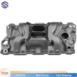 Dual Plane intake manifold For SBC Small Block Chevy 305 327 350 400 1962-1995 - Bild 1 von 11