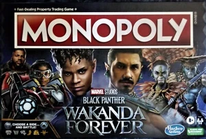 Monopoly Marvel Studios' Black Panther Wakanda Forever Edition Brettspiel Neu - Bild 1 von 5