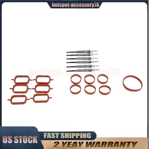 New Glow Plug Service Kit Fit BMW E90 335d E70 X5 xDrive35d 0250603009 - Picture 1 of 8