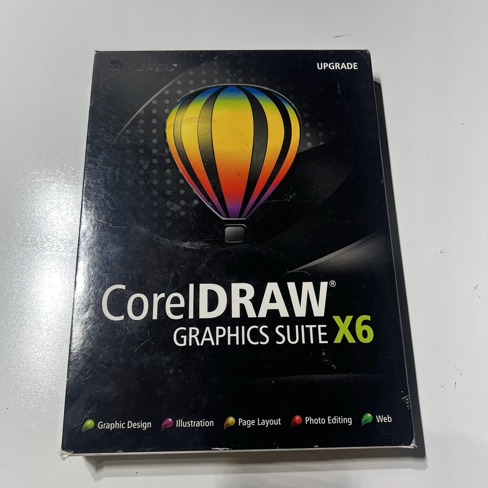 Corel Draw Graphics Suite X6  UPGRADE Very Good condition - Image 1 of 4