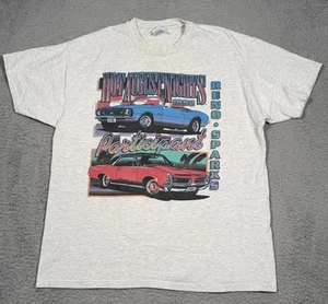 Vintage Hot August Nights 1998 Participants Reno T-Shirt Mens XL White Car Show - Picture 1 of 9