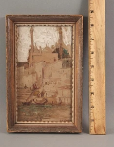 Antik Signiert HILDA MAY GORDON Orientalist Nahöstliches Aquarell Gemälde - Bild 1 von 6