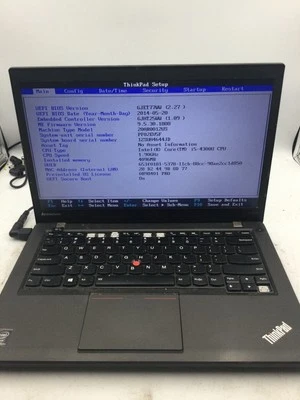 LENOVO THINKPAD T440S - BOTAS A LA BIOS - INTEL I5 4300U - 4GB RAM - LEER DESCRIPCIÓN -BB Foto 1 de 4