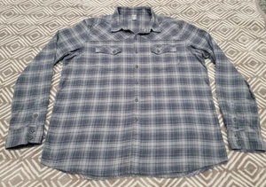 Stio Junction Midweight Flanellhemd Herren XXL grau & blau kariert langarm - Bild 1 von 10