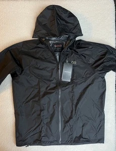 MSRP $159 Outdoor Research Jacket Men’s XXL Diamond Fuse Helium Rain Hooded - Picture 1 of 15
