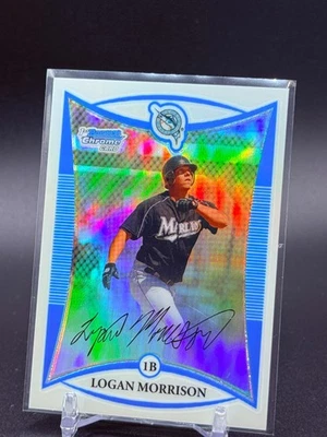 2008 Bowman - Logan Morrison Refractor /599 #BCP69 (1st Bowman, RC) - Image 1 of 2