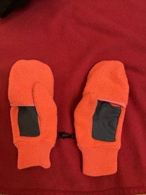 Guantes de lana Gap Kids abatibles naranja pequeños Foto 1 de 4