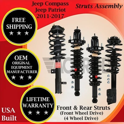 Puntal delantero y trasero Monroe OEM para Jeep Compass/Patriot 2012-2017 2x2/4x4 Foto 1 de 4