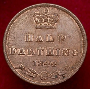 Great Britain Half-Farthing 1844 - Queen Victoria (M2804b) - Picture 1 of 2