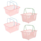 4pcs Plastic Storage Basket Organizer Tote Bin Toy Baskets-SK