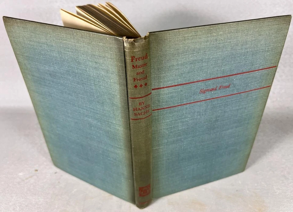 Freud: Master and Friend by Hanns Sachs, 1944 first edition Sigmund Freud - Image 1 of 1