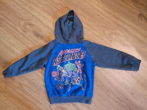 Avengers Blue and Gray Hoodie Boys Size 5 - Picture 1 of 2