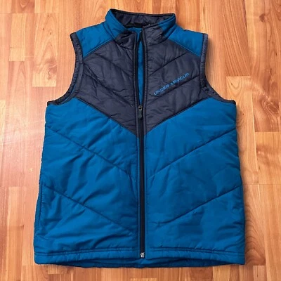 Youth Under Armour Puffer Vest Color Blue/Gray Size Youth M - Image 1 of 4