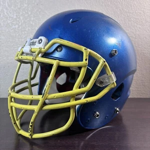 Schutt 2014 Vengeance WH football helmet Size Large Blue W Yellow Mask - Picture 1 of 16