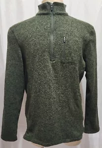 Woolrich maglione pullover quarto zip verde uomo taglia XL - Foto 1 di 13