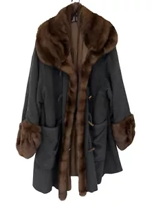 Abrigo Fendi Bristol con visón teñido talla 42/6/mediano - Imagen 1 de 9