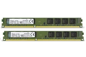 Kingston 16Gb 2x 8GB 1333 MHz DIMM Ram Speicher Desktop PC-10600 240pin DDR3 - Bild 1 von 1
