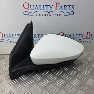 VOLKSWAGEN T-CROSS WING MIRROR LEFT SIDE IN WHITE LC9A POWER FOLD HEATED 2021 - Picture 1 of 16