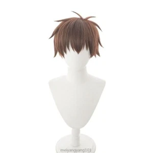 Konosuba Satou Kazuma Cosplay Costume short Hair Wig Hairpiece Party Prop - Picture 1 of 6