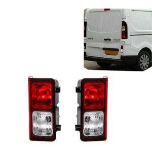For Vauxhall Vivaro 2014+ Rear Tail Fog Light Lamp Right & Left Side OEM Pair UK - Picture 1 of 22