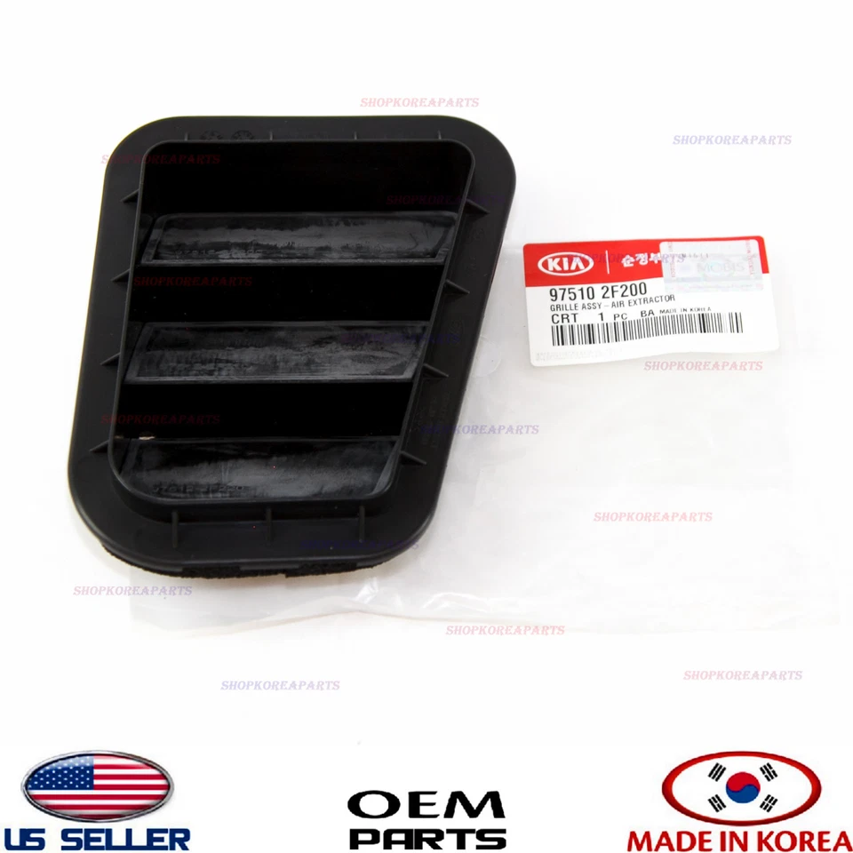 Air Pressure Vent Grille Rear Right Passengers Side Quarter Panel HYUNDAI KIA - Image 1 of 1