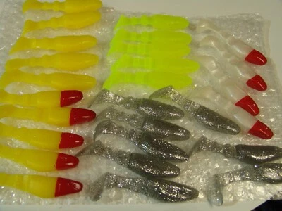 Delalande Miss Shad 10 cm - diverse Farben - 27 Stück - nie benutzt - Bild 1 von 3