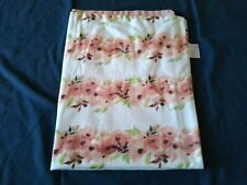 SL Fashions Baby Blanket Pink Mink Reversible Roses Flowers Stripes 40 x 30