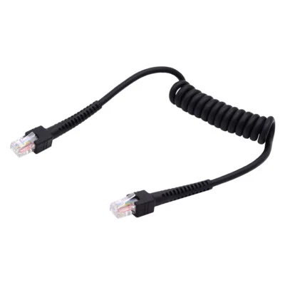 RJ45 Cat6 8P8C UTP Stretch Coiled Cable Lan Ethernet Network Patch Cord 100cm - Image 1 of 4