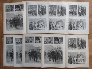 7 n° L'Illustration 1897 Visite du Roi du Siam Tour Eiffel Paris Thaïlande King - Picture 1 of 11