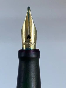 Vintage 1930's Swan 3 Jackdaw Mabie Todd Self Filling Fountain Pen Gold Nib - Picture 1 of 14