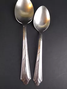 Ekco Stainless USA KENILWORTH 1 cucchiaio da portata e 1 cucchiaio da zuppa vintage - Foto 1 di 7