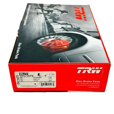 Juego de pastillas de freno de disco delanteras TRW TPC1070 para Ford Five Hundred Freestyle y Taurus Foto 1 de 4