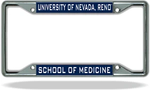 University of Nevada, Reno MEDICINE License Plate Frame - Picture 1 of 1