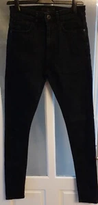Mens Next Inky Blue Jeans Size 28Long Super Skinny - Picture 1 of 5