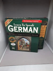 The Learning Company Learn to Speak German 8.0 Sealed - Picture 1 of 6