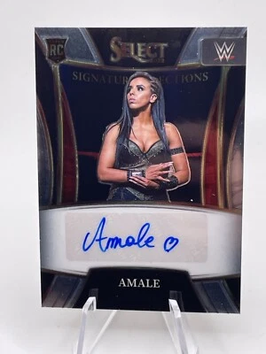 2022 WWE Select -    Amale  - Auto - Image 1 of 2