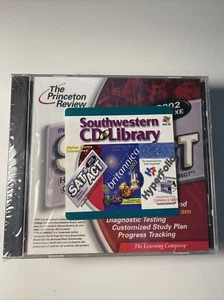 THE PRINCETON REVIEW 2002 SAT & ACT,BRITANNICA 2002,HYPERFOLIO BRAND NEW SEALED - Picture 1 of 4