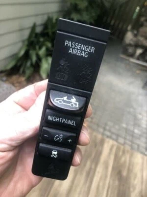 SAAB 9-3 ESP Roof Switch Night Panel 12763715 OEM Convertible 07-11 EXC+++++ - Image 1 of 4