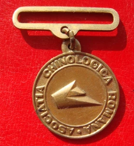 ANTIGUO RARO 1970 Asociación Quinológica Rumana Raza Protegida Perro MEDALLA DE BRONCE - Imagen 1 de 20