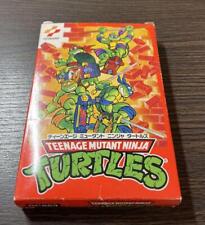 Famicom Used Cassette Teenage Mutant Ninja Turtles TMNT